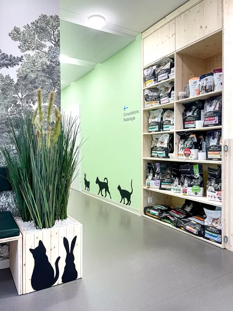 Cabinet Estavet, couloir vers salles de consultation